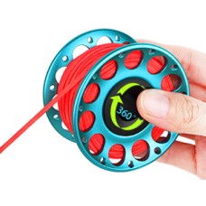 Катушка алюминиевая для дайвинга и подводной охоты с карабином (30 м) Катушка алюминиевая для дайвинга и подводной охоты с карабином (30 м)